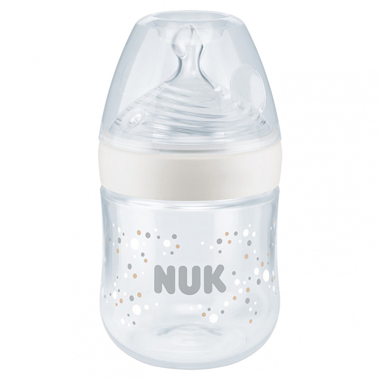 NUK Nature Sense Nappflaska Temperaturkontroll 150 ml Vit i gruppen Babytillbehör / Äta och mata / Nappflaskor och dinappar hos Bonti (2021715)