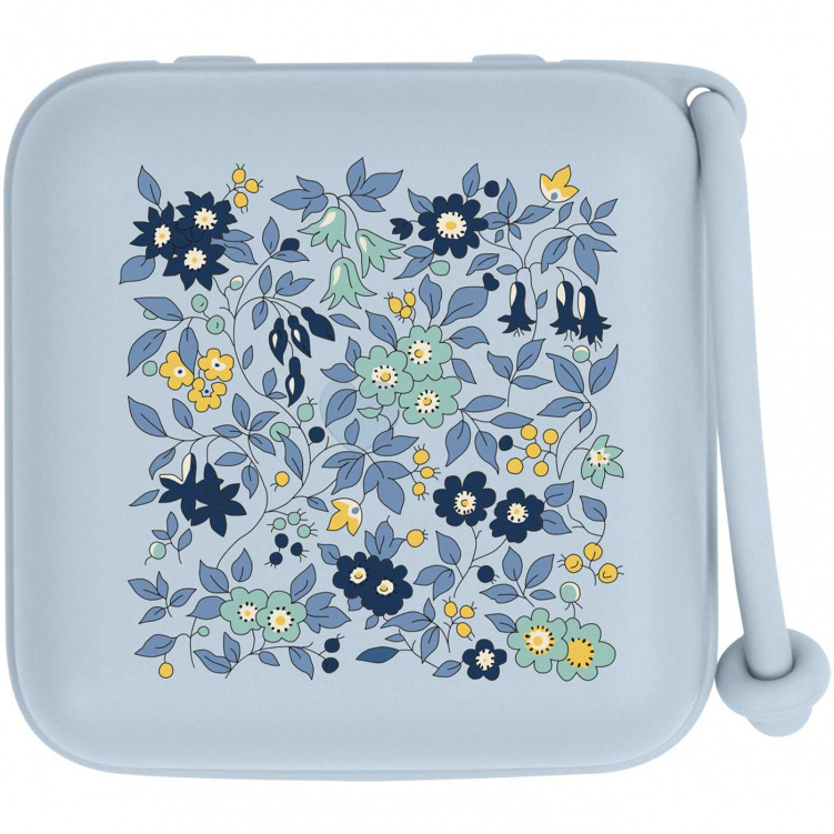 Bibs x Liberty Nappbox Chamomile Lawn Baby Blue i gruppen Babytillbehör / Nappar och tillbehör / Napphållare hos Bonti (230001079)