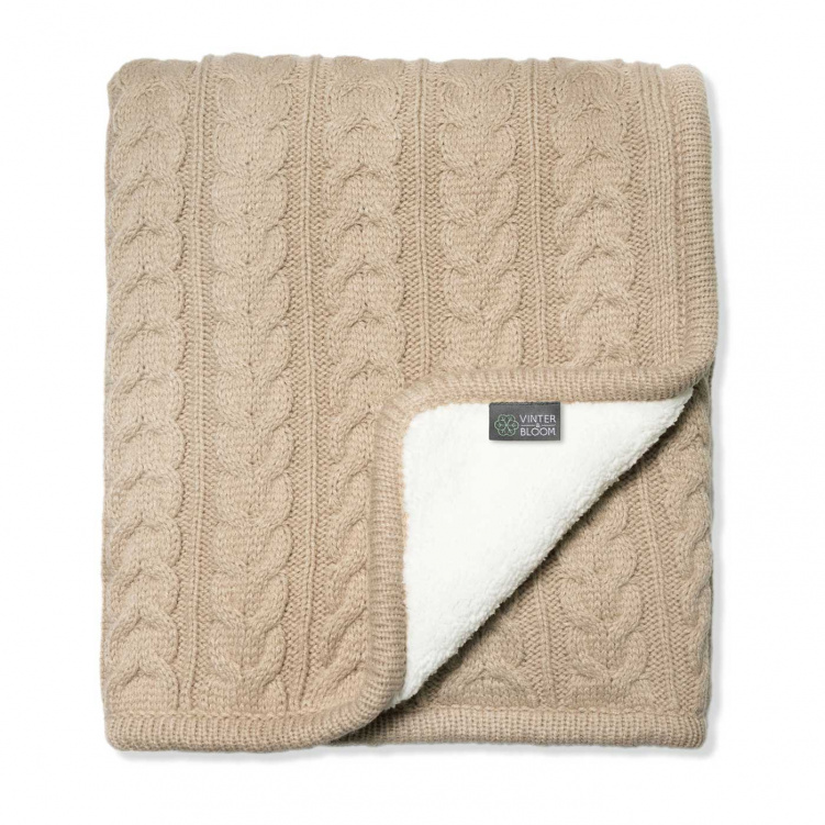 Vinter & Bloom Filt Cuddly Sand Beige i gruppen Babytillbehör / Sova / Babyfiltar hos Bonti (230004802)