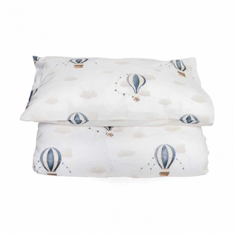 Mini Dreams Påslakanset Spjälsäng Vintage Balloon Blå i gruppen Babytillbehör / Sova / Bäddset hos Bonti (3607402)