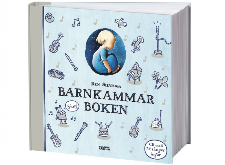 Den silvriga Barnkammarboken i gruppen Leksaker / Barnböcker hos Bonti (4558)