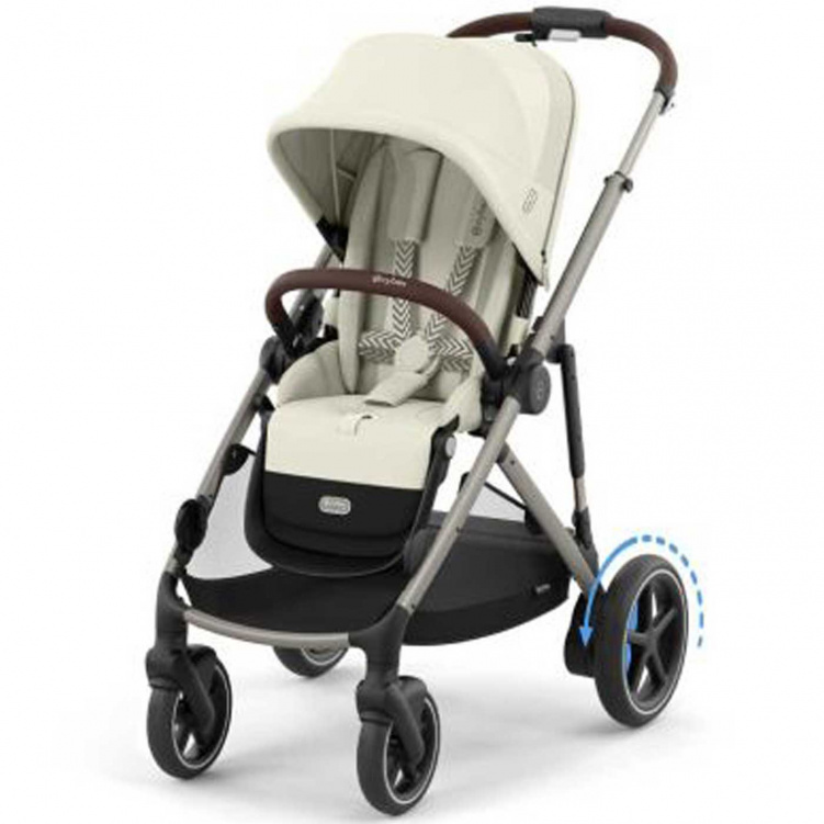 Cybex e-Gazelle S Sittvagn Seashell Beige i gruppen Barnvagnar / Varumärken / Cybex / Cybex e-Gazelle S hos Bonti (524000541)