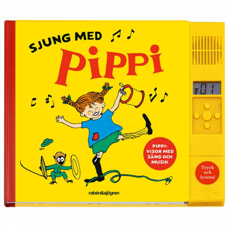 Sjung med Pippi i gruppen Leksaker / Barnböcker hos Bonti (9789129737820)