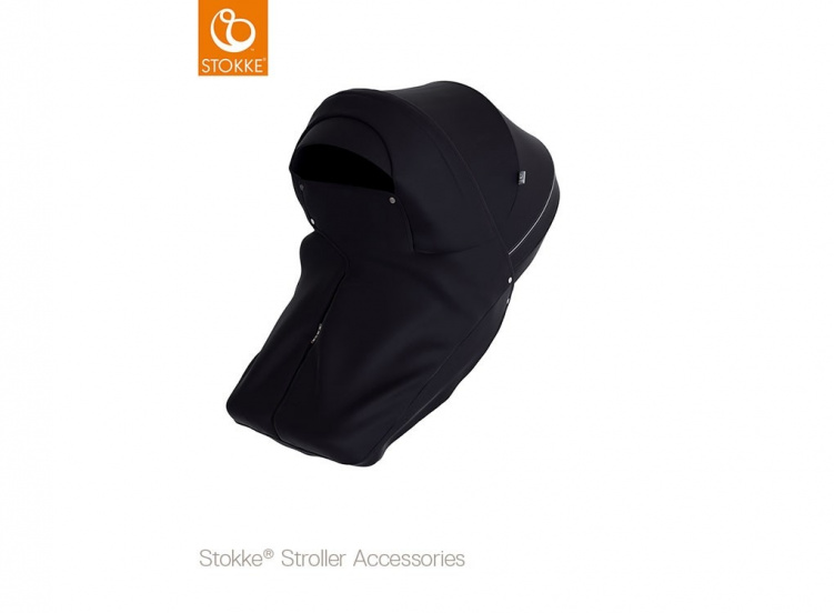 Stokke Stroller Storm Cover Black i gruppen Barnvagnar / Varumärken / Stokke / Stokke tillbehör hos Bonti (999048220)