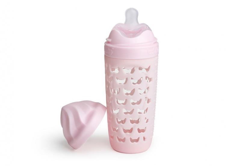 Herobility HeroEcoBottle 320 ml Pink i gruppen Babytillbehör / Äta och mata / Nappflaskor och dinappar hos Bonti (999050962)
