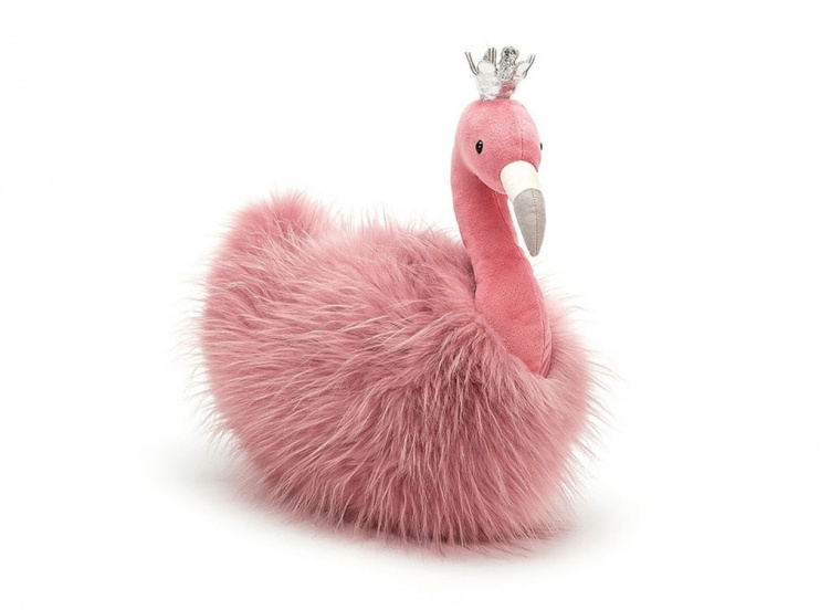 Jellycat Fancy Flamingo Fluffy i gruppen Leksaker / Gosedjur och snuttefiltar / Gosedjur hos Bonti (999051575)