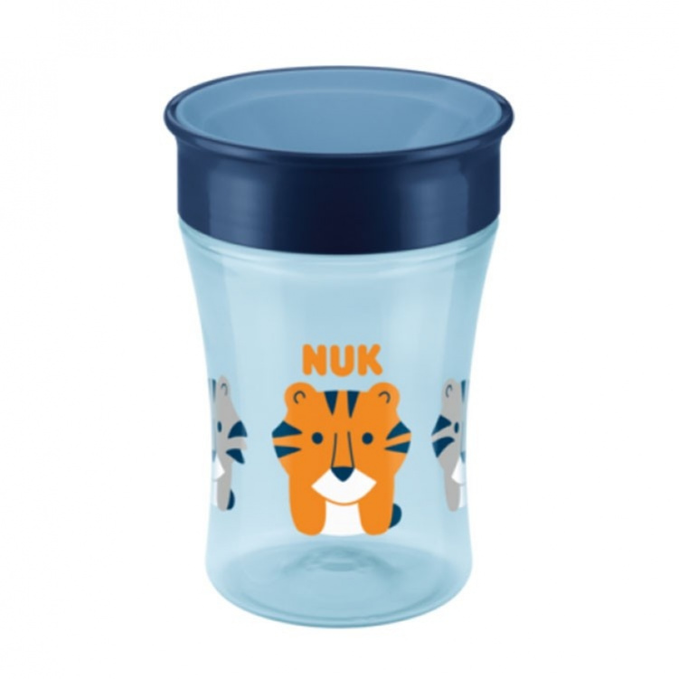 NUK Mugg Evolution Magic Cup Blå i gruppen Babytillbehör / Äta och mata / Muggar, flaskor och glas hos Bonti (999052073)