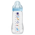 MAM Easy Active Nappflaska 330 ml Blå i gruppen Babytillbehör / Äta och mata / Nappflaskor och dinappar hos Bonti (999052331)
