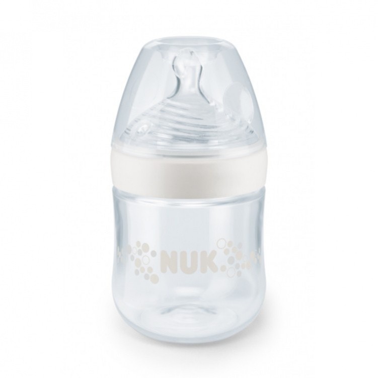 NUK Nappflaska Nature Sense Vit 150 ml i gruppen Babytillbehör / Äta och mata / Nappflaskor och dinappar hos Bonti (999053055)