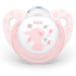 NUK Trendline Napp Silikon Baby Rose 6-18 mån 2-pack i gruppen Babytillbehör / Nappar och tillbehör / Nappar 6 månader + hos Bonti (999054227)