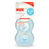 NUK Trendline Napp Latex Baby Blue 6-18 mån 2-pack i gruppen Kampanjer / Outlet / Outlet Babytillbehör / Outlet Nappar & tillbehör hos Bonti (999054230)