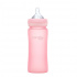 Everyday Baby Nappflaska Glas 300 ml Rose Pink i gruppen Kampanjer / Outlet / Outlet Babytillbehör / Outlet Äta & mata hos Bonti (999054366)