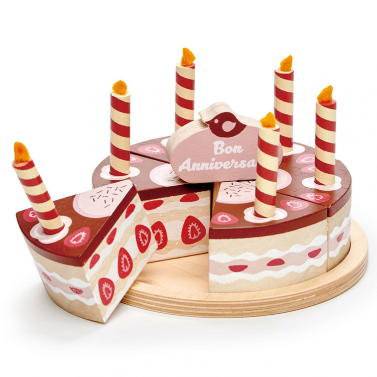 Tender Leaf Toys Chocolate Birthday Cake i gruppen Kampanjer / Outlet / Outlet Leksaker / Outlet Leksaker 3 år+ hos Bonti (999055415)