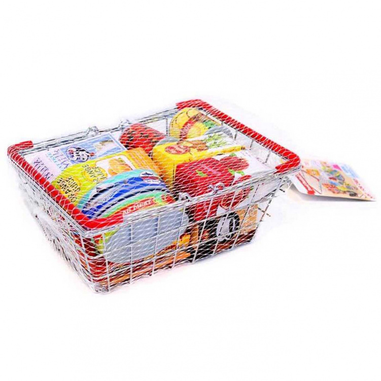 Champion Kundkorg med leksaksmat 15 Delar i gruppen Leksaker / Lilla hemmet & rollekar / Det lilla köket hos Bonti (999446189)