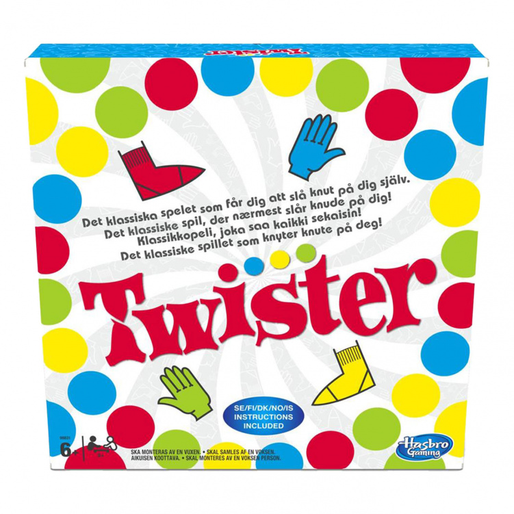 Hasbro Twister i gruppen Leksaker / Spel och pussel / Alla spel hos Bonti (999563245)
