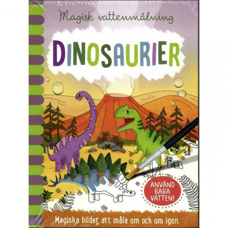 Magisk Vattenmålning Dinosaurier i gruppen Leksaker / Barnböcker hos Bonti (B10857)