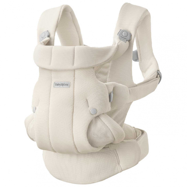 BabyBjörn Bärsele Hold Luftig mesh Off-white i gruppen Babytillbehör / Bärselar / Babybjörn bärselar hos Bonti (BABJ089003)