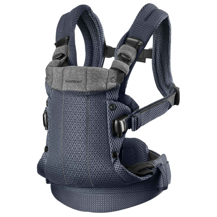 BabyBjörn Bärsele Harmony Anthracite 3D Mesh i gruppen Babytillbehör / Bärselar / Babybjörn bärselar hos Bonti (BABJ88013)