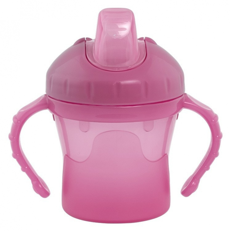 Bambino Easy Sip Pipmugg Cerise i gruppen Babytillbehör / Äta och mata / Muggar, flaskor och glas hos Bonti (BAMB522508)