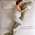 Bbhugme Gravid/Amningskudde Dusty Olive Black i gruppen Mamma / Amning / Amningskuddar hos Bonti (BBHU131369)