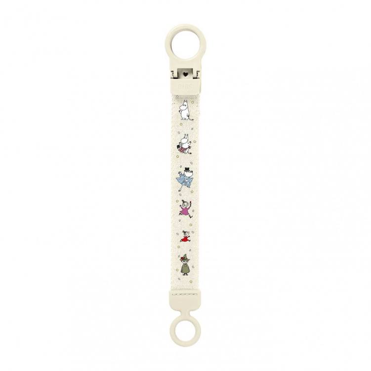 BIBS x Moomin Napphållare Ivory i gruppen Babytillbehör / Nappar och tillbehör / Napphållare hos Bonti (BIBS950131216)