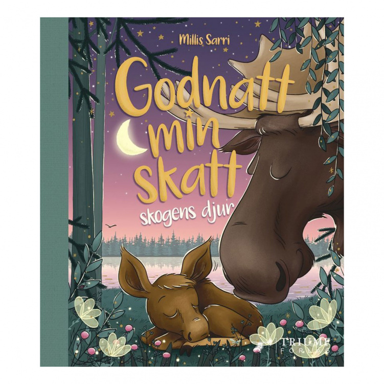 Sagobok Godnatt min skatt - Skogens djur i gruppen Leksaker / Barnböcker hos Bonti (BOK978-91-89839-19-9)