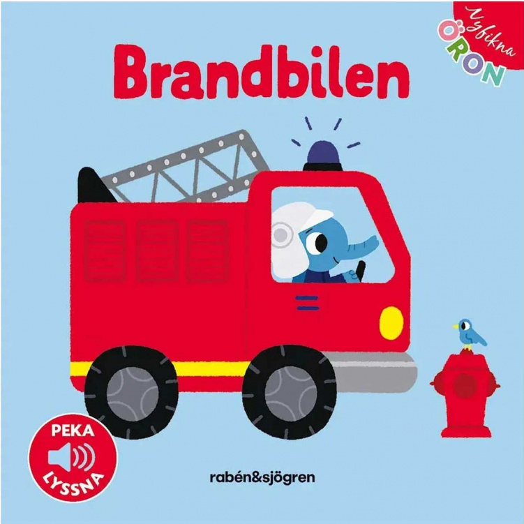 Pekbok Nyfikna Öron Brandbilen i gruppen Leksaker / Barnböcker hos Bonti (BOK9789129744200)