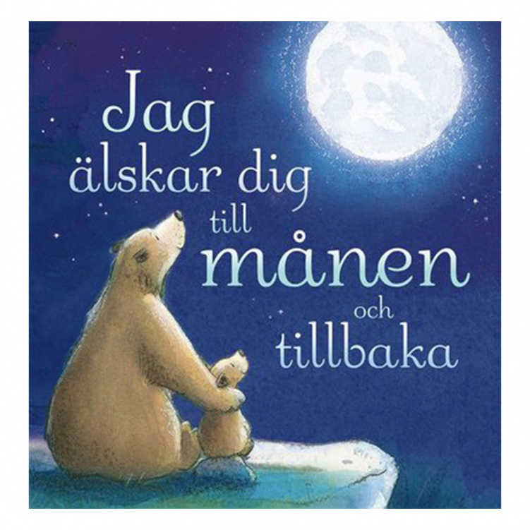 Jag älskar dig till månen och tillbaka Kartongbok i gruppen Presenttips / Presenttips 3 år hos Bonti (BOK9789177838081)