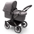 Bugaboo Donkey 5 Mono Komplett Graphite/Grey mélange-Grey mélange i gruppen Barnvagnar / Varumärken / Bugaboo / Bugaboo Donkey 5 hos Bonti (BUBO100000001)