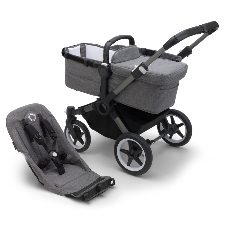 Bugaboo Donkey 5 Base Graphite/Grey mélange i gruppen Barnvagnar / Varumärken / Bugaboo / Bugaboo Donkey 5 hos Bonti (BUBO100002035)