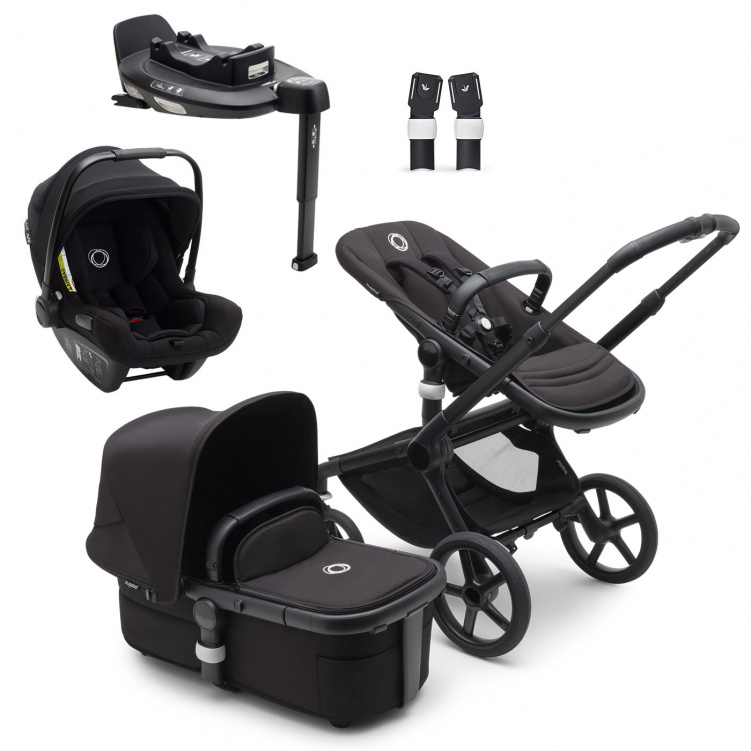 Bugaboo Fox 5 Duovagn + Bugaboo Babyskydd och bas i gruppen Barnvagnar / Varumärken / Bugaboo / Bugaboo Fox 5 hos Bonti (BUBOF5NTS)