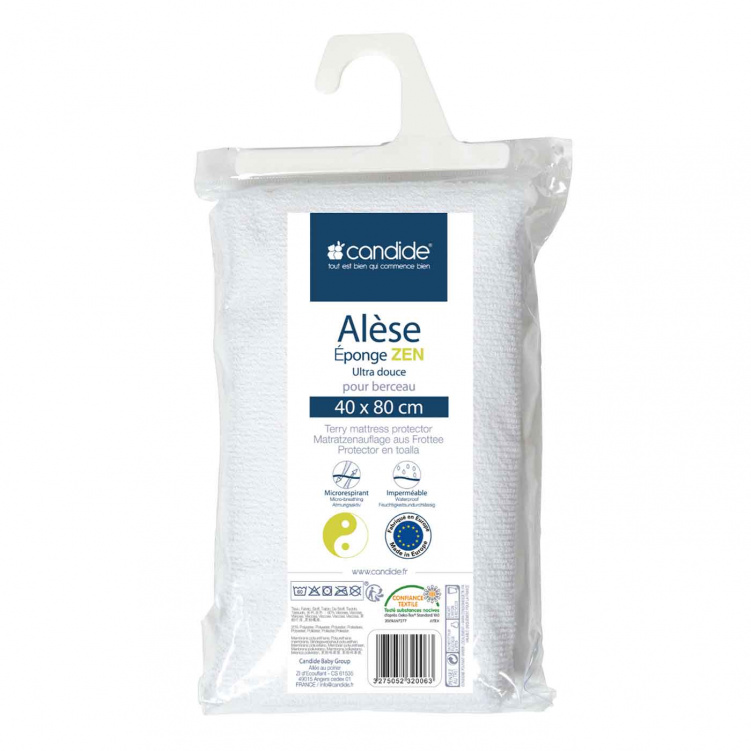 Candide Madrasskydd Bambu 40x80 cm i gruppen Babytillbehör / Sova / Madrasskydd hos Bonti (CADI1734)