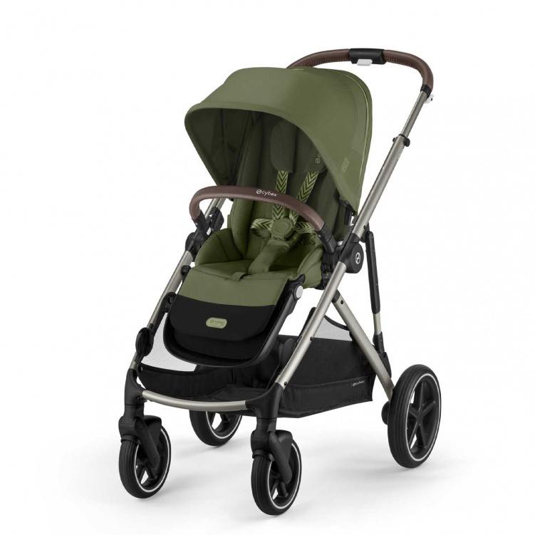 Cybex Gazelle S Taupe Moss Green i gruppen Barnvagnar / Varumärken / Cybex / Cybex Gazelle S hos Bonti (CYBE525000121)