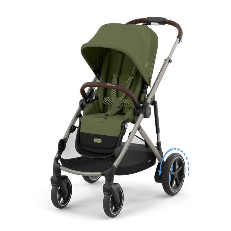 Cybex e-Gazelle S Moss Green i gruppen Barnvagnar / Varumärken / Cybex / Cybex e-Gazelle S hos Bonti (CYBE525000169)