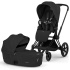 Cybex Priam Duovagn Matt Black/Sepia Black i gruppen Barnvagnar / Varumärken / Cybex / Cybex Priam hos Bonti (CYBE526000011)