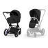 Cybex E-Priam Duovagn Matt Black/Sepia Black i gruppen Barnvagnar / Varumärken / Cybex / Cybex E-Priam hos Bonti (CYBE526000053)