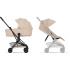 Cybex Coya Duovagn Matt Black/Cozy Beige i gruppen Barnvagnar / Varumärken / Cybex / Cybex Coya hos Bonti (CYBE526000189)