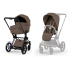 Cybex E-Priam Duovagn Matt Black/Coconut Brown i gruppen Barnvagnar / Varumärken / Cybex / Cybex E-Priam hos Bonti (CYBE526001491)