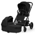 Cybex Balios S Lux 2026 Duo med Cot S Lux Moon Black i gruppen Barnvagnar / Varumärken / Cybex / Cybex Balios S hos Bonti (CYBE526001665)