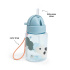 Done By Deer Vattenflaska 280 ml Tiny Farm Blå i gruppen Babytillbehör / Äta och mata / Muggar, flaskor och glas hos Bonti (DOBD1056392)