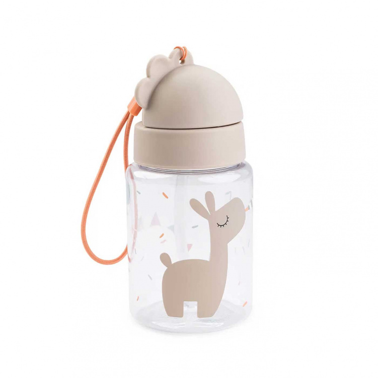 Done By Deer Vattenflaska 280 ml Lalee Sand i gruppen Babytillbehör / Äta och mata / Muggar, flaskor och glas hos Bonti (DOBD1056409)