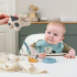 Done By Deer Barnmatsburkar 2-pack Tiny Farm Blå i gruppen Babytillbehör / Äta och mata / Matförvaring hos Bonti (DOBD1256122)