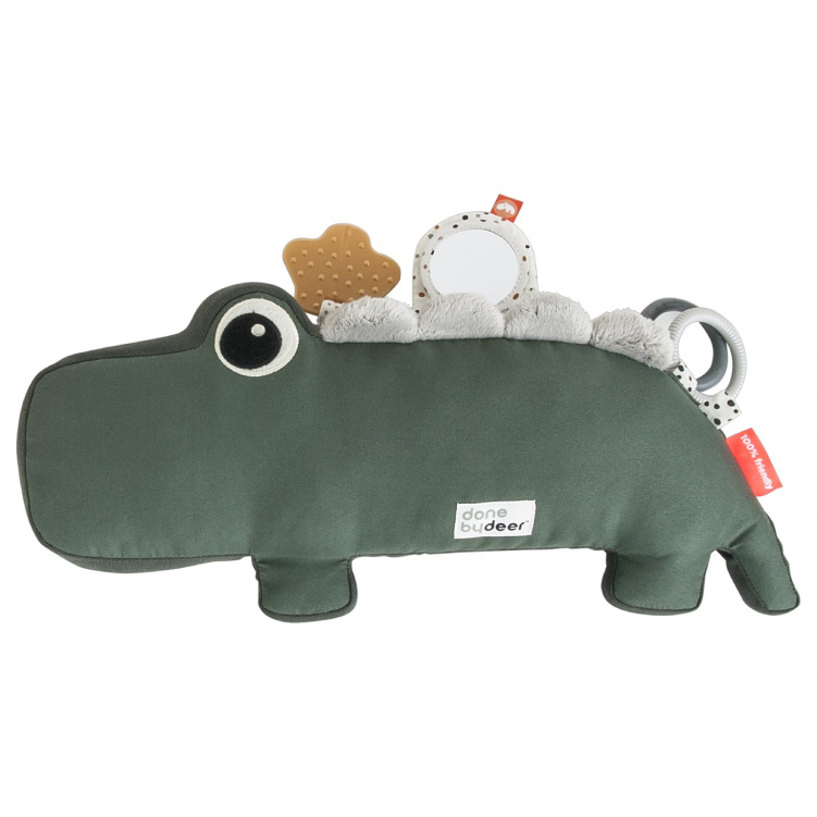 Done by Deer Tummy Time Croco Aktivitetsleksak Green i gruppen Leksaker / Babyleksaker / Aktivitetsleksaker hos Bonti (DOBD4103493)