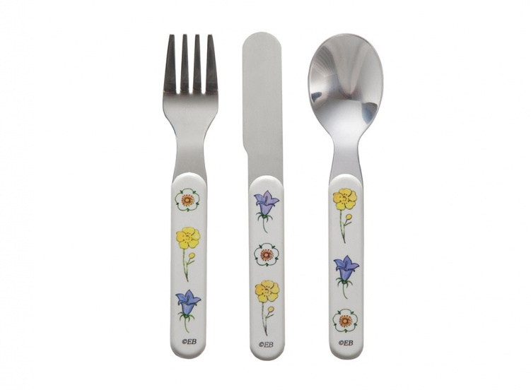 Elsa Beskow Mors Lilla Olle Barnbestick i gruppen Babytillbehör / Äta och mata / Bestick hos Bonti (ELBE3409)