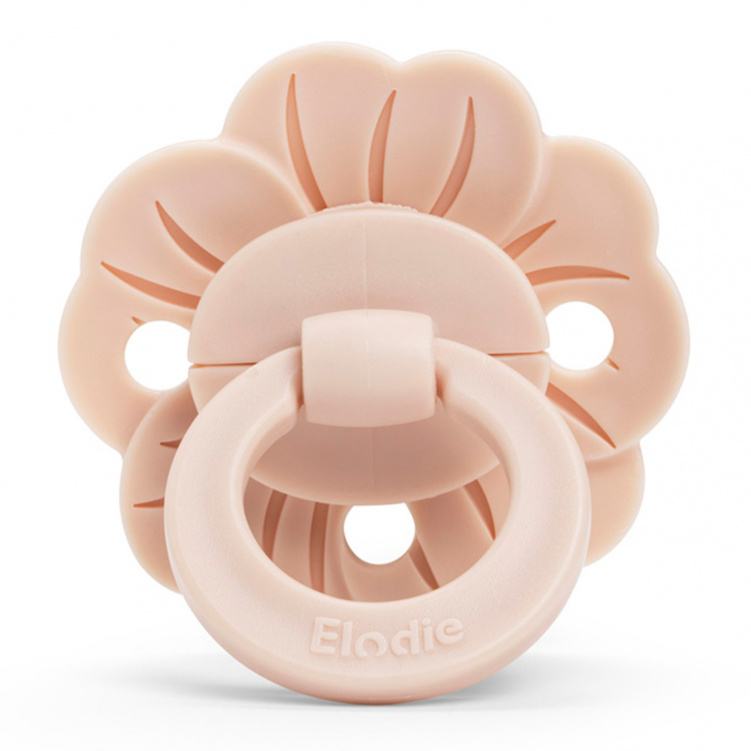 Elodie Binky Bloom Napp Powder Pink i gruppen Babytillbehör / Nappar och tillbehör / Nappar 0-6 månader hos Bonti (ELOD30104200152NA)