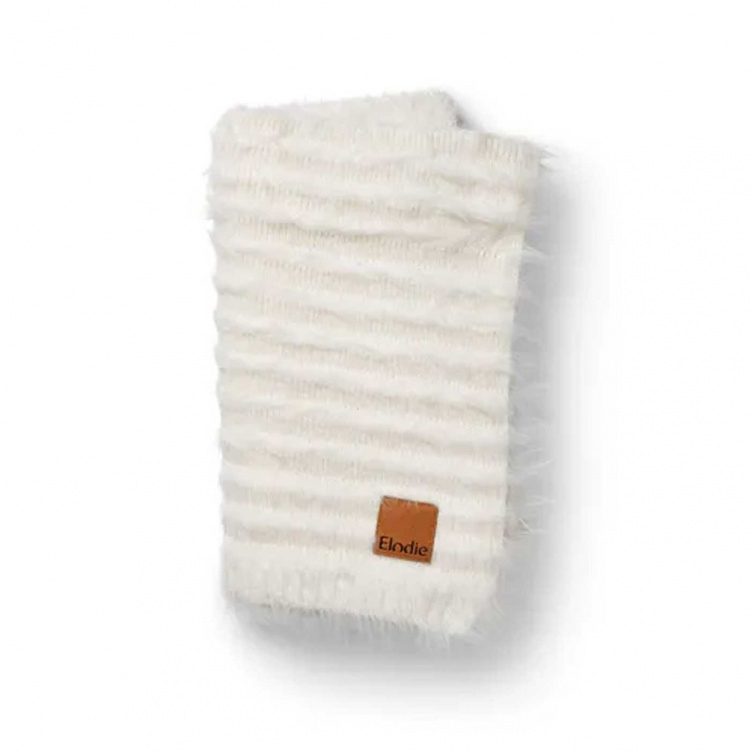 Elodie Furry Stickad Filt Vanilla White i gruppen Babytillbehör / Sova / Babyfiltar hos Bonti (ELOD30315103102NA)