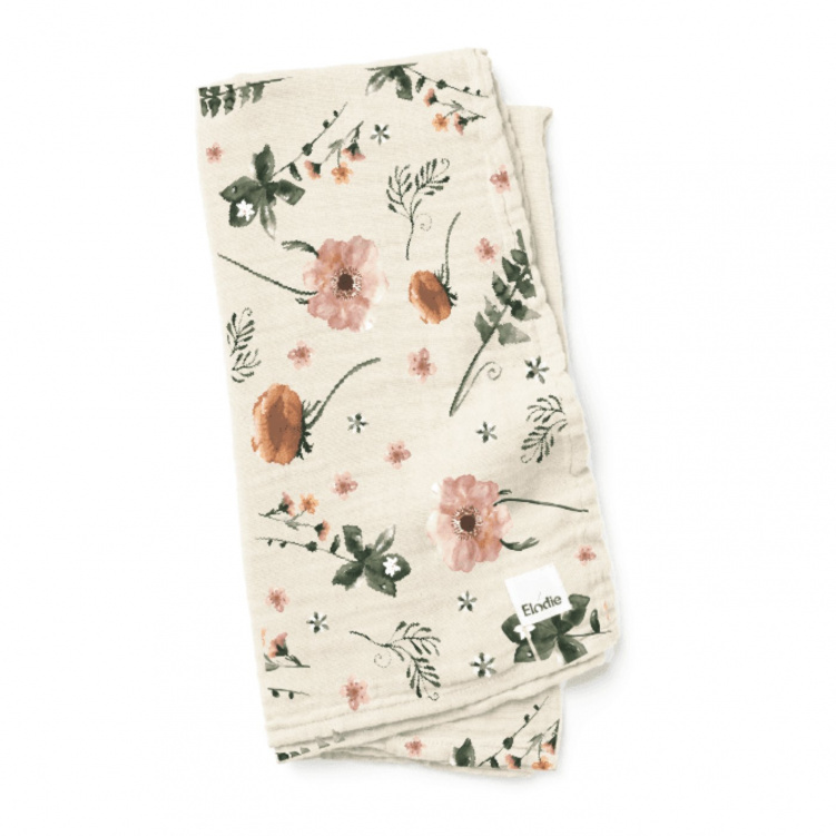 Elodie Details Bamboo Muslin Blanket Meadow Blossom i gruppen Babytillbehör / Sova / Babyfiltar hos Bonti (ELOD30350146588NA)