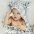 Elodie Badcape Garden Leo Toile i gruppen Babytillbehör / Sköta / Badcaper och badrockar hos Bonti (ELOD70660205422NA)