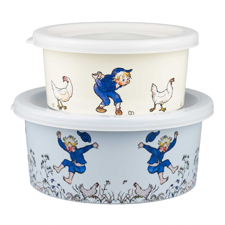 Emil i Lönneberga Snackbox 2-pack i gruppen Babytillbehör / Äta och mata / Matförvaring hos Bonti (EMIL5575)