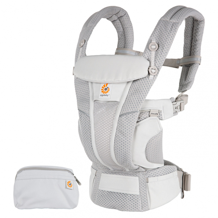 Ergobaby Omni Breeze Pearl Grey i gruppen Babytillbehör / Bärselar / Ergobaby bärselar hos Bonti (ERBABCZ360PGRY)